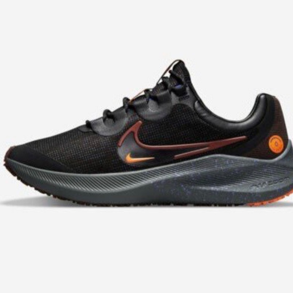 Nike Zoom Winflo 8 Shield Black Bronze Eclipse Sneakers - Picture 3 of 7